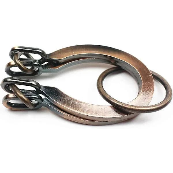 Traditional brain teaser, classic metal horseshoe puzzle (bronze, normal)