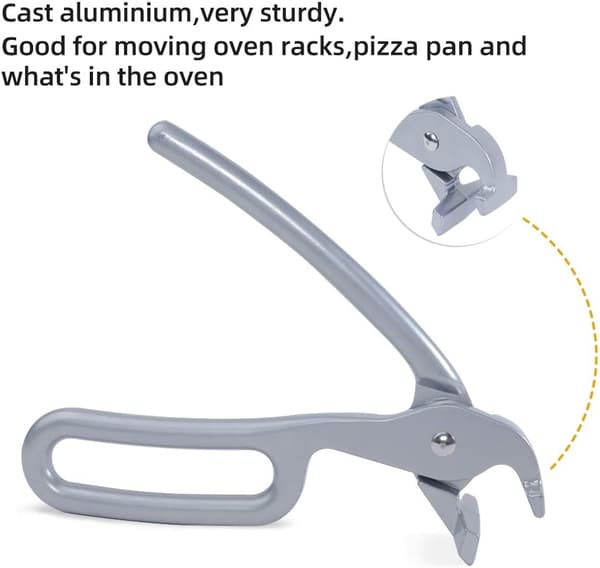 Pizza Pan Gripper for Deep Pizza Pans, Heavy Cast Aluminum P