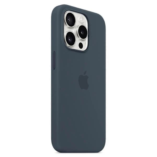 Silikondeksel til iPhone 15 Pro, MagSafe-kompatibelt Mørkeblå Dark blue iPhone 15 Pro Dark blue iPhone 15 Pro