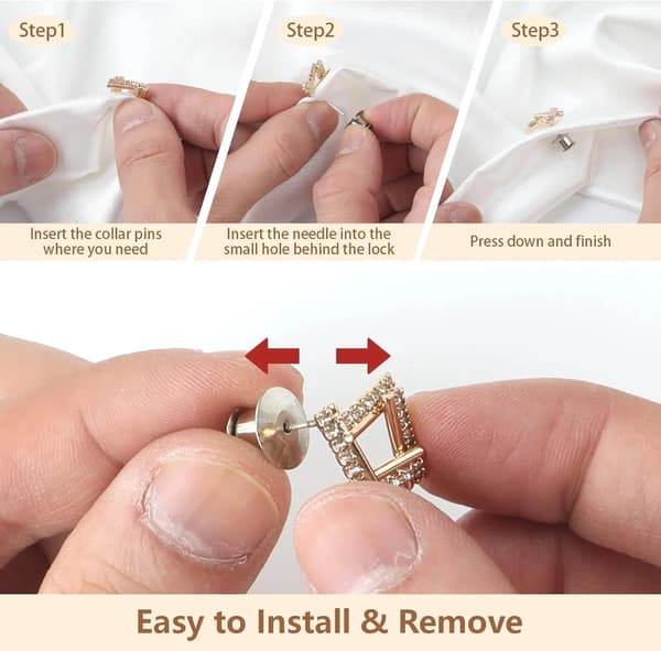 70 Pcs Lockable Pin Backs, Secure Metal Fasteners for Enamel Pins, Badges, Brooches, and Lapels, Silver