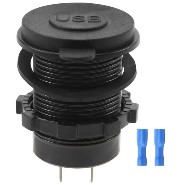5V 4.8A Dual USB Charger Adapter Power Socket for 12V 24V Car Boat RV