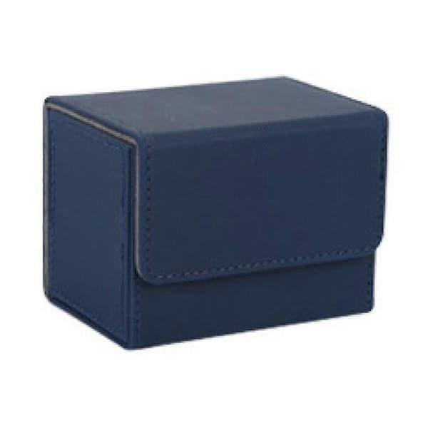 Card Box Side Loading Card Box Card Case For Yugioh Card Binder Holder 100+, Dark Blue