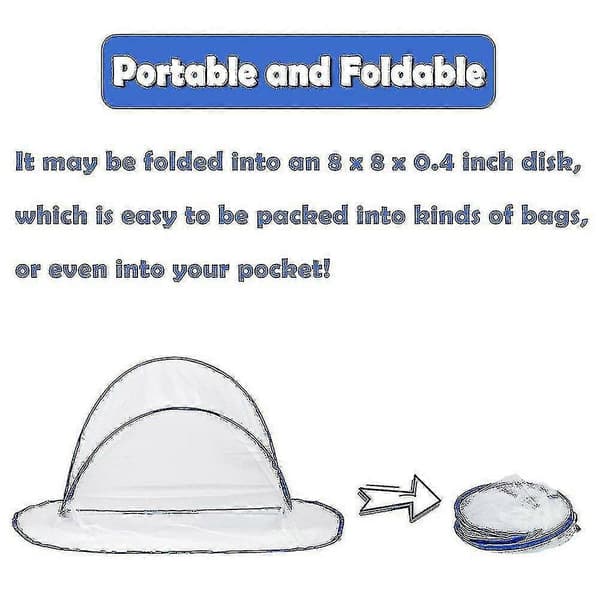 Portable Pop-up Mosquito Net Sleeping Bag Insect Net For Bedding Camping Patio