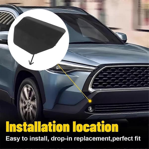 Tow Hook Cover for Front Bumper 531280A060 for 2022-2023 Car Accessories