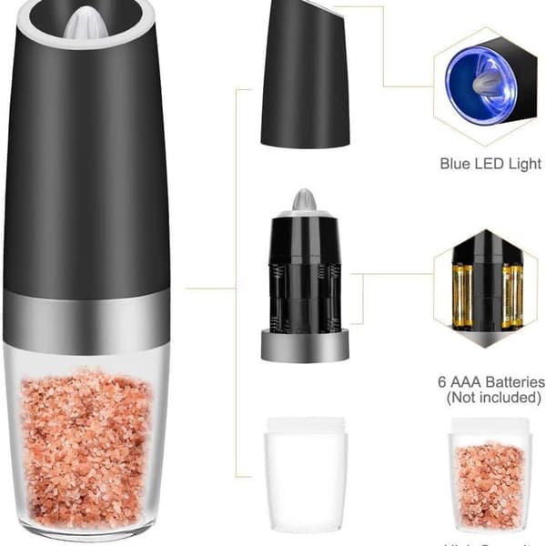 Salt and Pepper Grinder, Electric Pepper Grinder, Spice Grinder, Salt Grinder