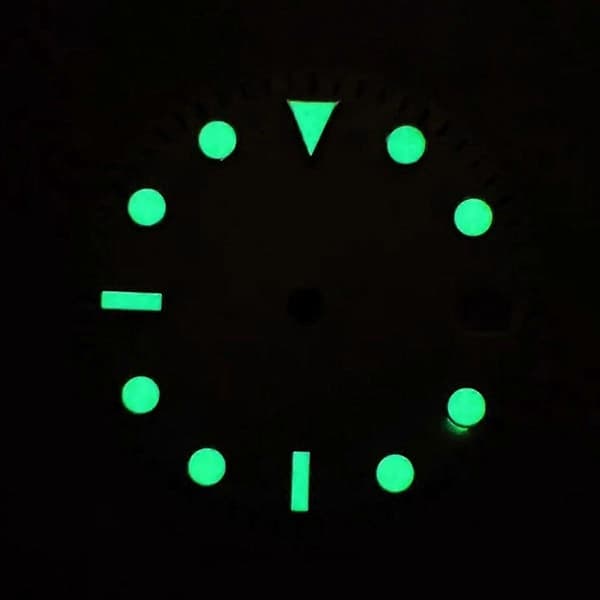 Frosted White Logo-Free Dial 28.5mm for NH35/36/4R/7S Core Night Glow