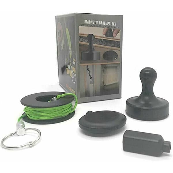 Magnetic Cable Puller, Magnetic Wire Puller, Flexible Magnetic Wire Puller, Easy to Use for Electrical Cables, Fiber Optic Puller, Electrician Wires