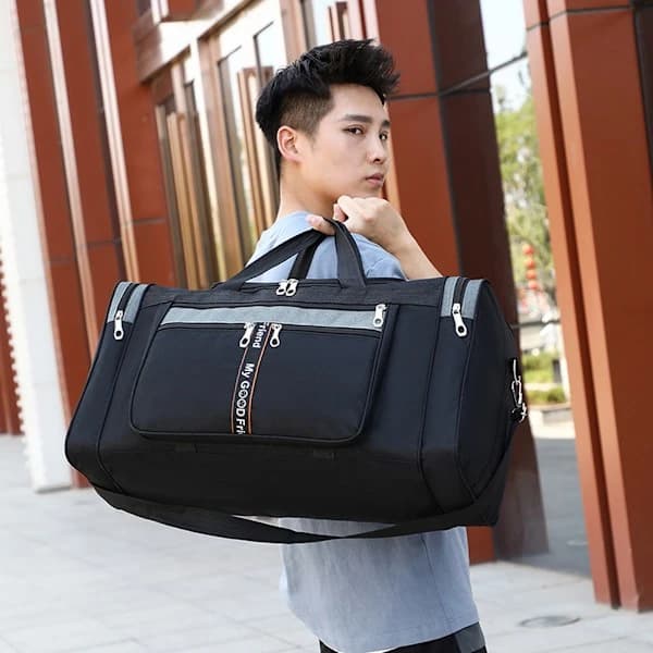 Large Spacious Foldable Portable Travel Bag, Long and Short Duffel Bag Waterproof