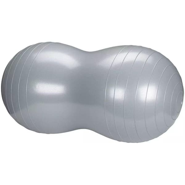 Fitnessboll jordnötsform 45×90 cm silver