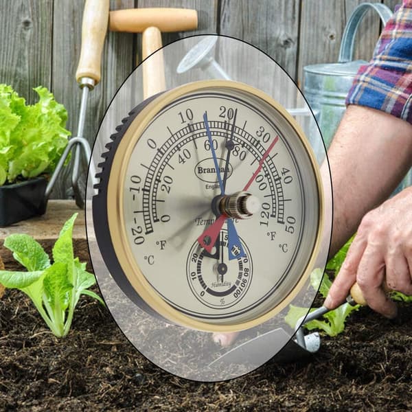12/413 Termometer/Hygrometer med maks./min. urskive