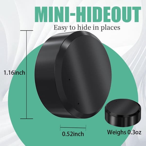 Mini Bil GPS Tracker, Stærk Magnetisk, Vandtæt & Usynlig Tracker, Ægte - Høj Kvalitet