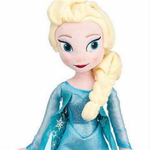 Plyslegetøj Elsa + Anna 40 cm