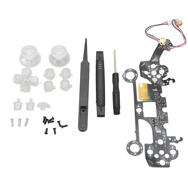 D Pad Luminated Knapper Kit DIY Multi Farver Luminated Hjem Ansigtsknapper til PS5-controller