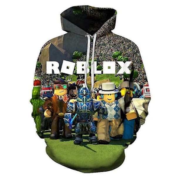 Roblox Gaming Sport Hettegensere for Barn 5-10 År, Gutter og Jenter, Hettegenser, Gave B 6-7 År