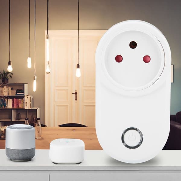 WiFi Smart Intelligent stikkontakt understøtter stemme KLB