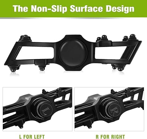 Aluminium Bicycle Pedals, Non-Slip and Durable
