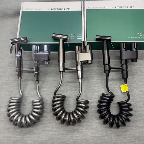 Stainless Steel Sprayer 06-G1/2 - Improved Cleaning Black
