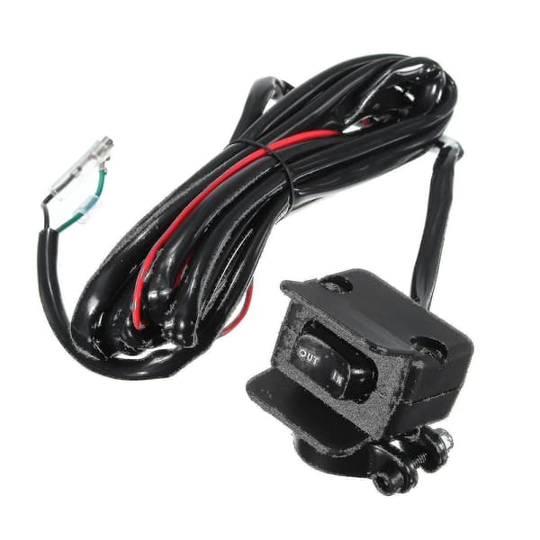 Vanntette styreutskiftningskabler for ATV/UTV vinsjer med vippebryter