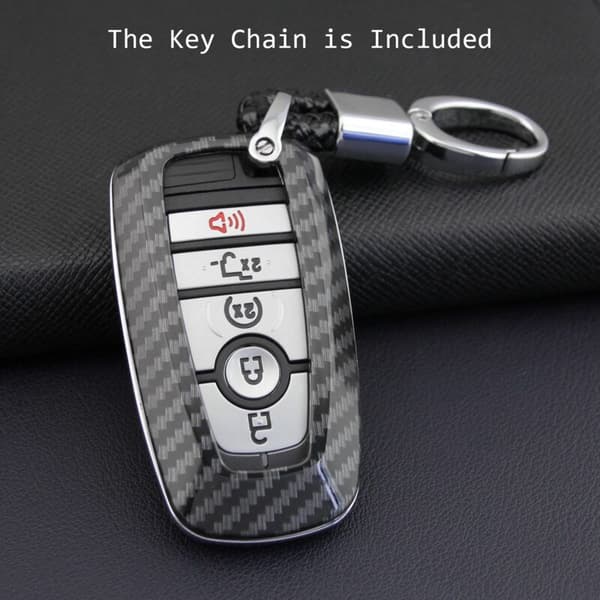 Smart Nøglefob Cover Etui Fiber Tilbehør til Explorer Mondeo Ranger