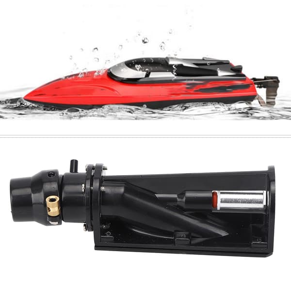 6-12V Vandjetbåd Pumpe Spray Thruster Trådløse RC Både Model Tilbehør Sort