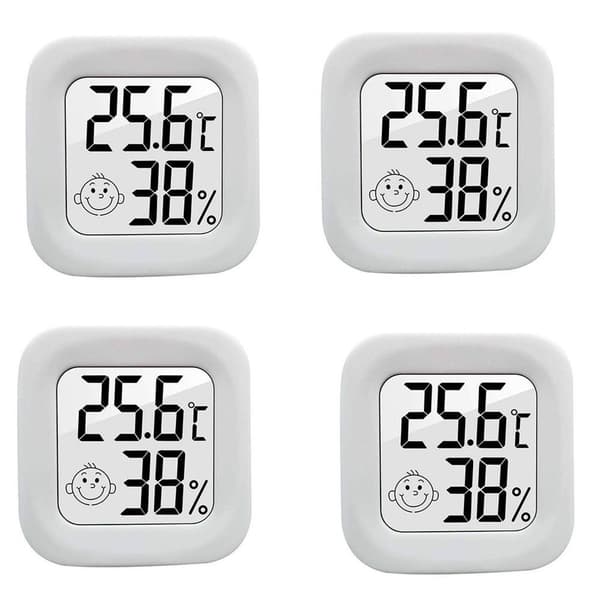 Fuktighetsmåler Termometer Innendørs Mini LCD Digital Termometer KLB