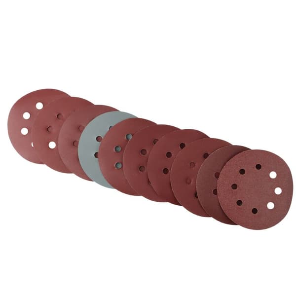 100 st sliprondeller slippapper rund form slippapper slippapper slippapper slippapper 8 hål