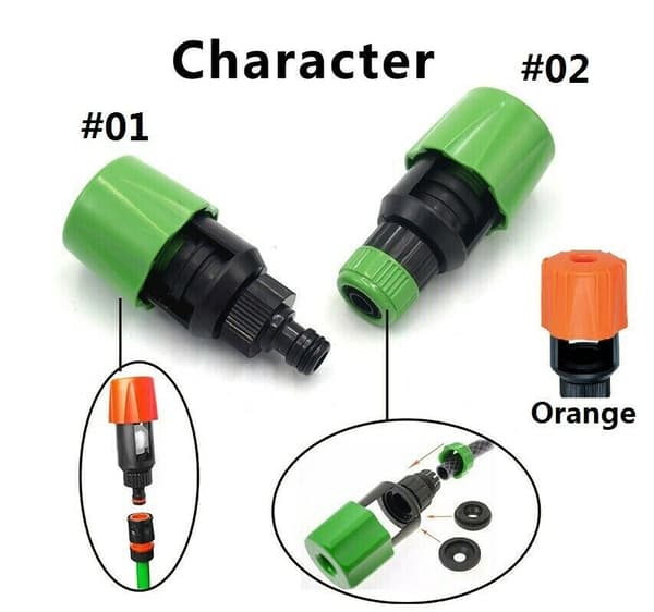 Havevandslangeforbindelse til køkkenhane, universel hanadapter/slangeadapter slangehaneforbindelse fleksibel slangemontering 11,4 x 5,1 x 5,1 cm Se billede 2