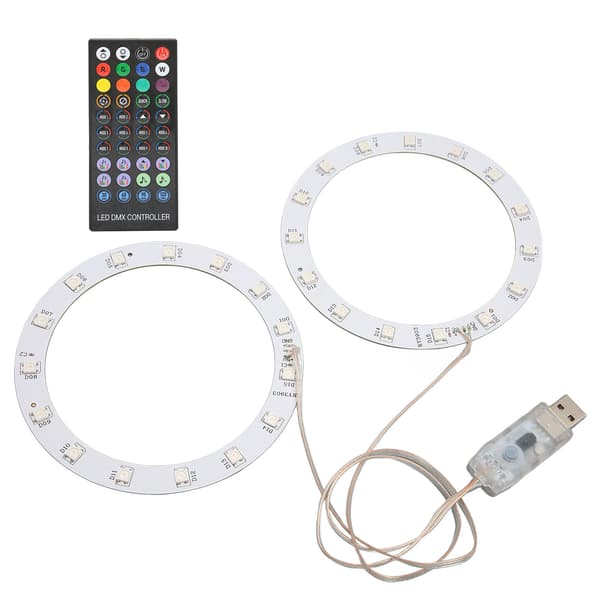 RGB LED-lyslistsett for PS5-konsoll, synkronisert musikk, spilllyd, 8 farger, 400 lyseffekter, 3 kontrollmetoder