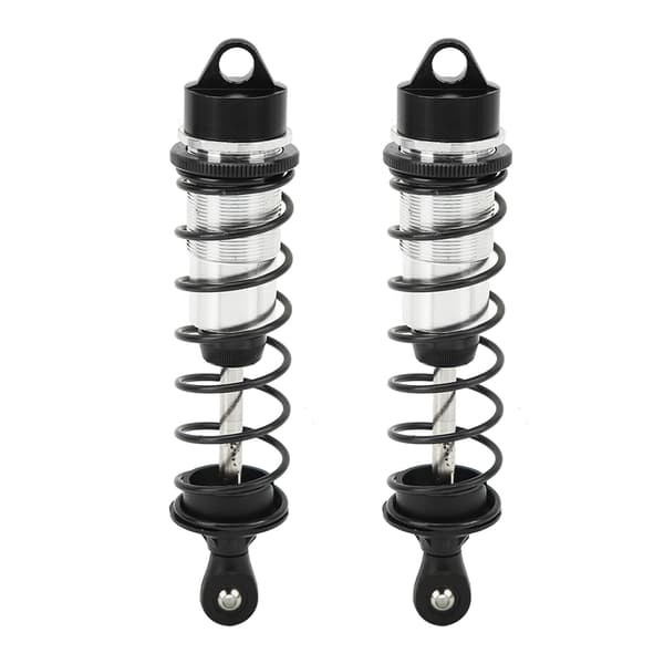 Et par RC frontstøddæmpere aluminiumslegering høj elasticitet RC frontfjederdæmper til ARRMA 1/7 sort