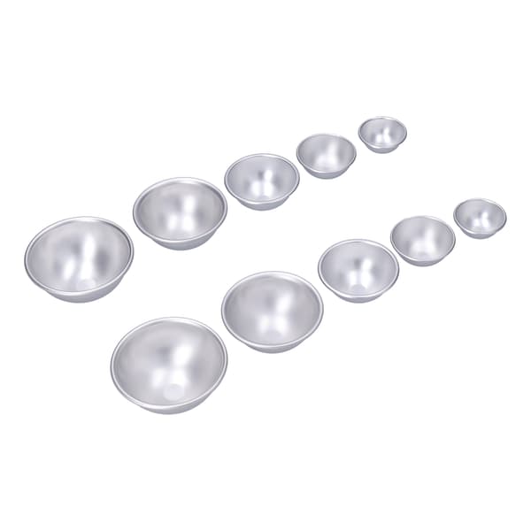 DIY Badesaltkuleform Hjemmebærbar Aluminiumslegering Mousse Kake Bakeform Sett#5