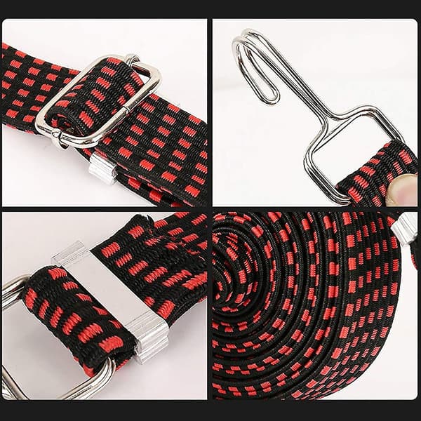 2 stk. Bungee Strap Bagagereb, Spændebånd, Bagage Bungee Reb, Bil/varevogn Bungee Reb
