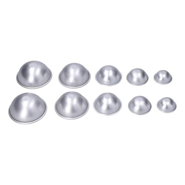 DIY Badesaltkuleform Hjemmebærbar Aluminiumslegering Mousse Kake Bakeform Sett#5