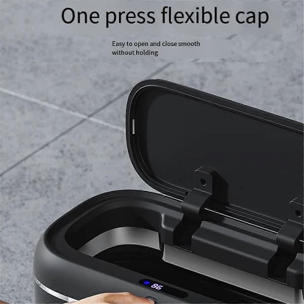 14L Automatic Sensor Trash Can Electric Touchless Smart Trash Can With Lid