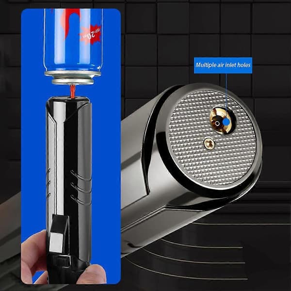 Rak Jet-Flame Butanlighter Let Håndholdt Lighter til Camping BBQ