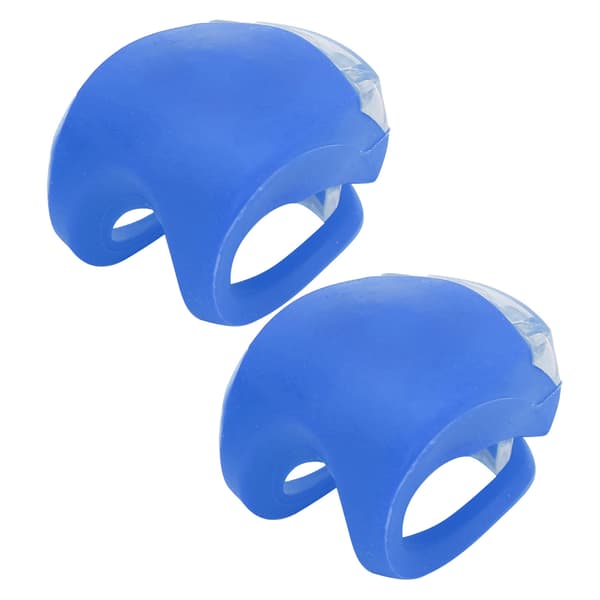 2pcs 2LED Bicycle Light Taillight Colorful Warning Light 3 Lighting Modes High Brightness Waterproof Blue