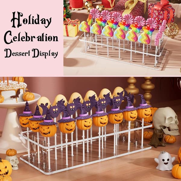 Cake Pop Bakeform - 21 Hull - Lollipop Utstillingsstativ - Lollipop Holder - Cake Pop Maker - Cake Pop Sett - Cake Pop Holder - Cake Pop Pinner ...