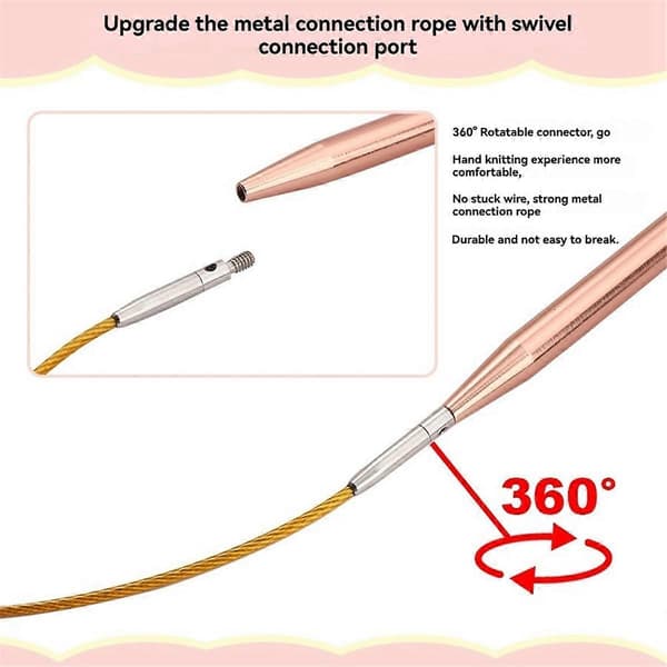 Aluminum Circular Knitting Needles, Interchangeable Crochet Hooks