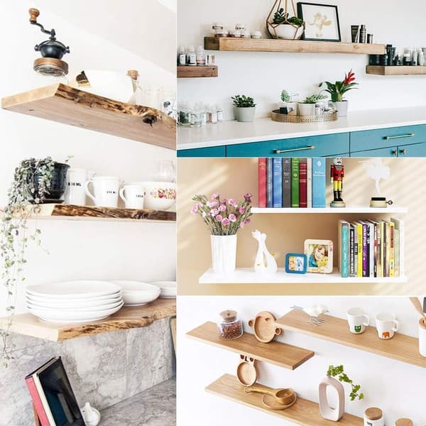 Floating Shelf Brackets 4pcs 10mm Wall Shelf Bracket Invisible Br