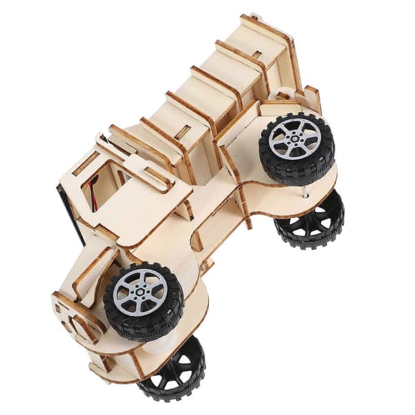 Solar Car Model Kit DIY Science Experiment for Educational Solar Powered Car Assembly, for Ages 8 and Up