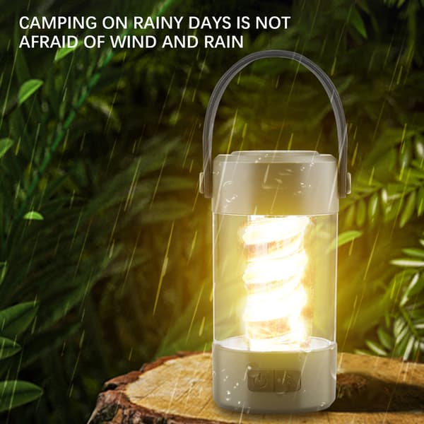 Wireless Multifunction Speaker Camping Lamp Water Resistant, Robust Night Light for Outdoor Activities Without Bracket Without Bracket