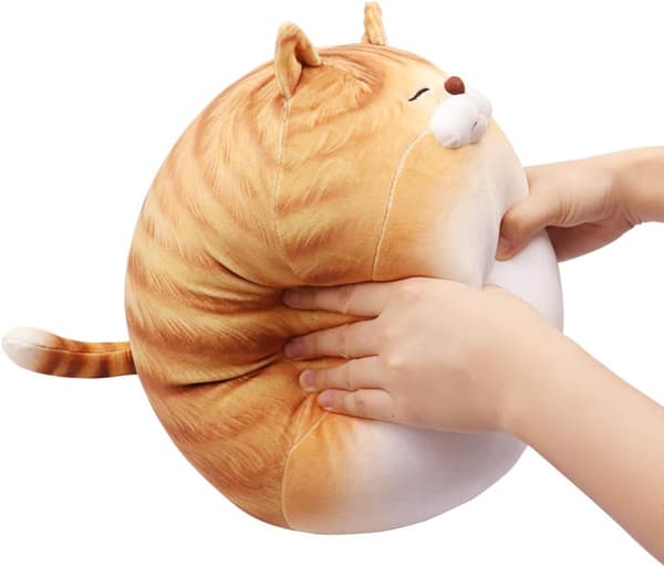 Plush Cat Toy, Japanese Stuffed Animal Pillow Soft Cushion DXGHC