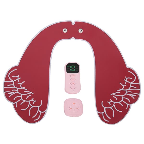 Electric Hip Trainer Remote Control Buttocks Stimulator Rechargeable Lifting Buttocks Toner Red
