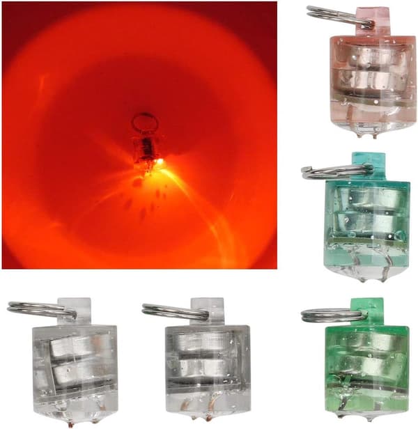 Undervandsfiskeblinklys, 5 stk LED-undervandsfiskelys