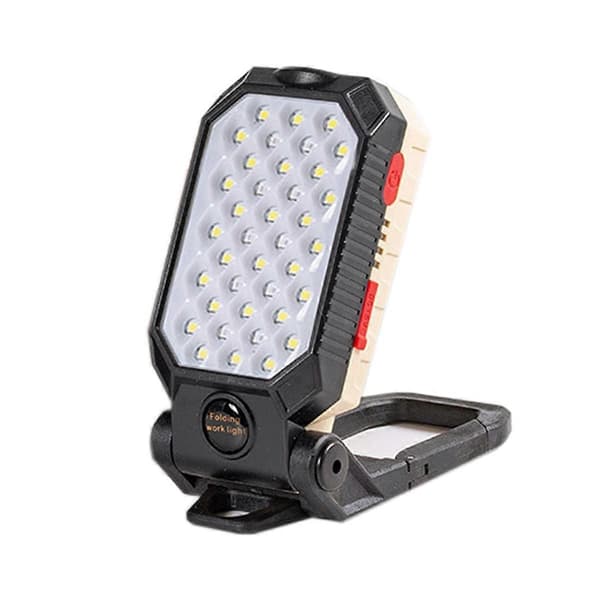 COB Work Light USB Rechargeable Work Lamp Portable Magnetic Hanging Lamp Emergency Light for Outdoor Camping B