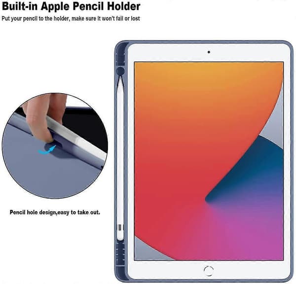 Wekity Silicone Case for iPad Pro11 with Pencil Holder and Soft TPU Back Cover