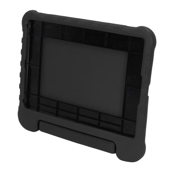 Tablet Case with Handle User-Friendly Shockproof Comfortable Exquisite Feel Precise Cut Protective Cover Black for IOS Tablet 10.2