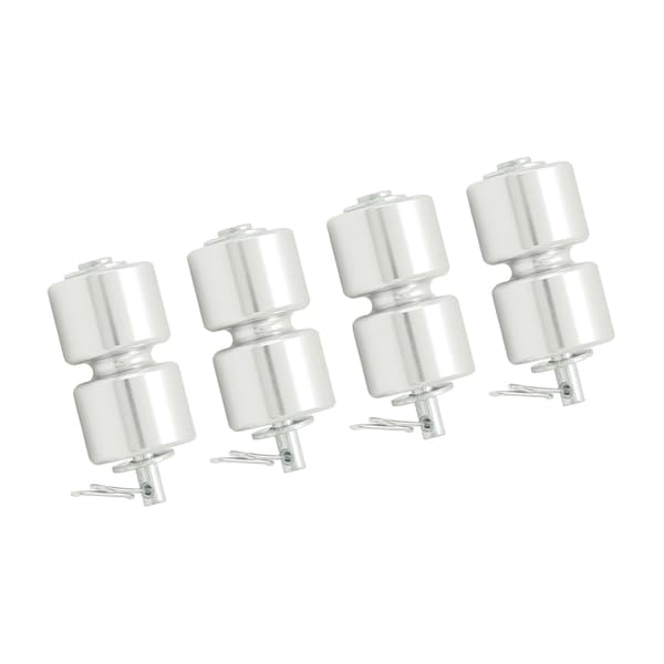 4PCS Trailer Tailgate Roller Compact Strong Strength for Trailer Tailgate Easy Lift Gate Lift Bed Hoist