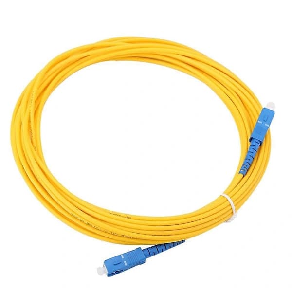 10m/11yd SC til SC Duplex Fiber Patch Cord Jumper Kabel Singlemode Patch Cord