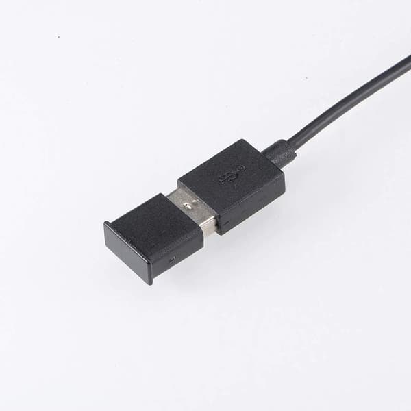 20 st USB Hane Skyddsplugg Dammskydd, 13mmx5mm USB Plug Stopp Port Silikon Skyddslock Vit