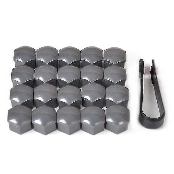For Tesla Model 3 S X Wheel Caps Hub Cap Screw Cap Kit Gray bright Gray bright